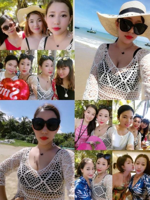 三亚，每天都是不一样的风景，展现我们性感的身子