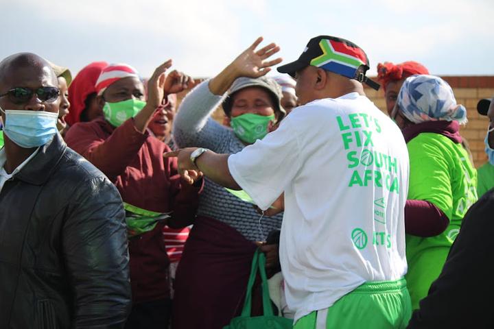 Mashaba receives warm welcome in Soweto as ActionSA aims for outright win in Joburg