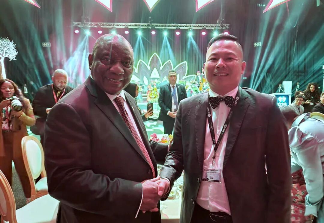 南部非洲中华福建同乡总会石钦平会长受邀参加G20 峰会晚宴